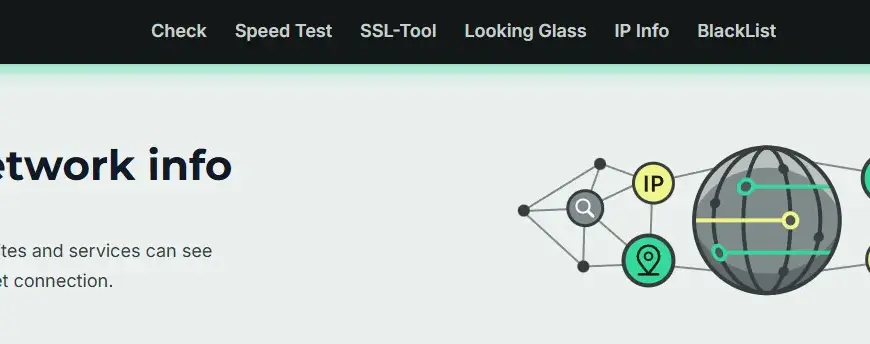 Главная страница сервиса ping space.